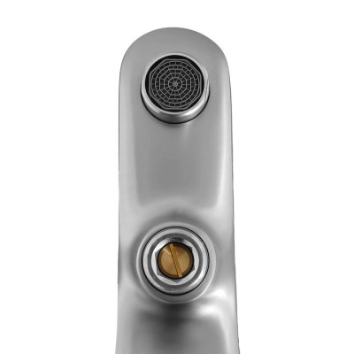 BRUNO M31570-235C Μπαταρία Τοίχου Μπάνιου Silver