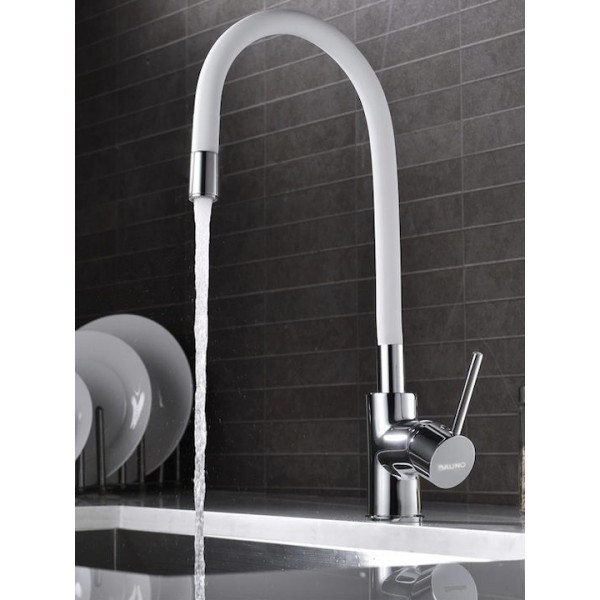 BRUNO M54804-006c-S626 Μπαταρία Κουζίνας Εύκαμπτή White 