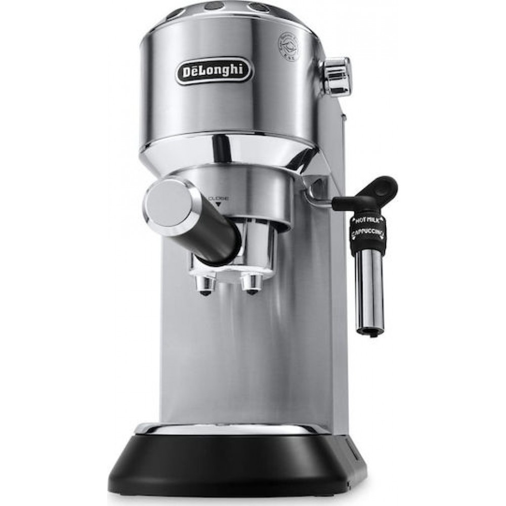 Delonghi Dedica Pump Black EC685.M Μηχανή Espresso 1300W Πίεσης 15bar Ασημί