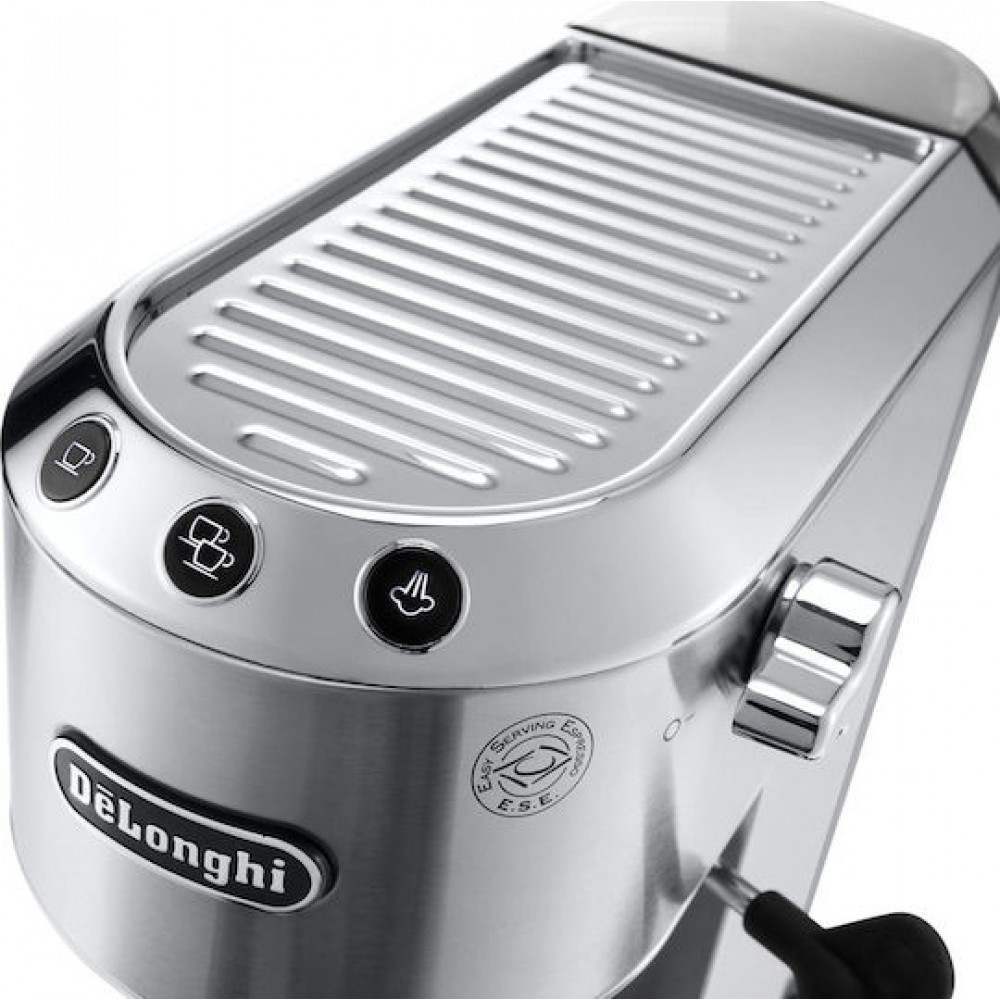 Delonghi Dedica Pump Black EC685.M Μηχανή Espresso 1300W Πίεσης 15bar Ασημί