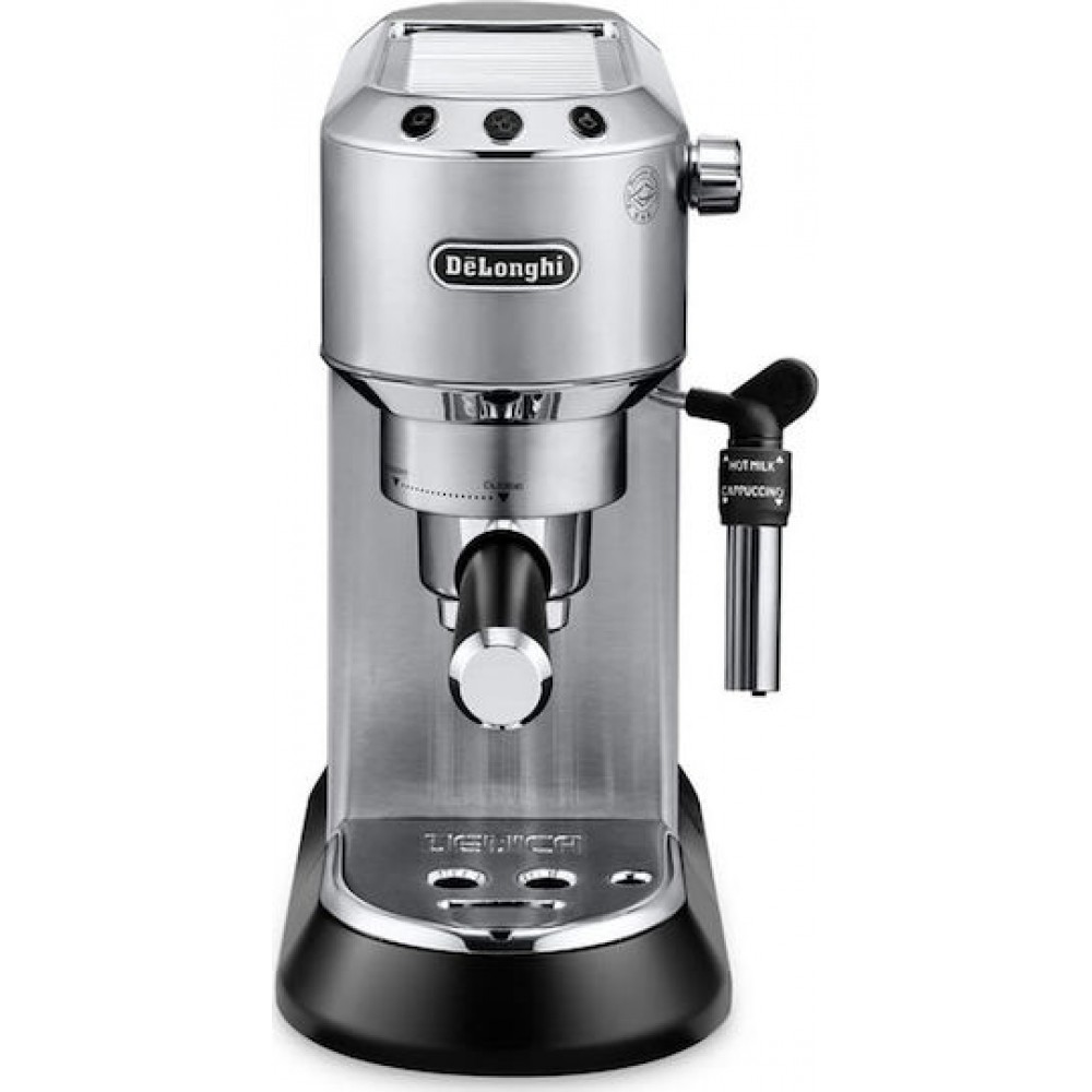 Delonghi Dedica Pump Black EC685.M Μηχανή Espresso 1300W Πίεσης 15bar Ασημί