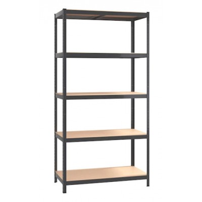 HOME USE HUH-0199 Μεταλλική Ραφιέρα Black