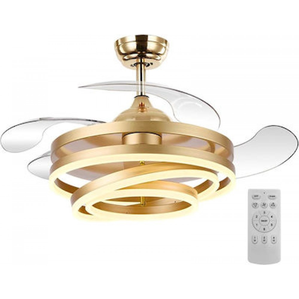 Powertech HLL-0130 Ceiling Fan Gold