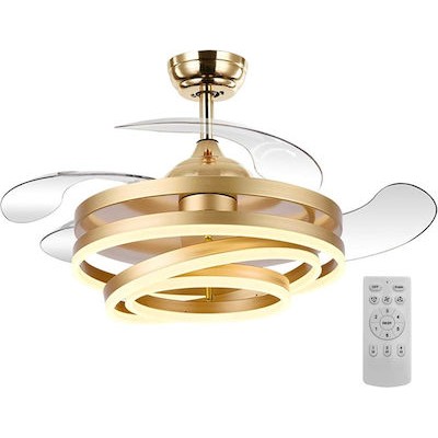 Powertech HLL-0130 Ceiling Fan Gold