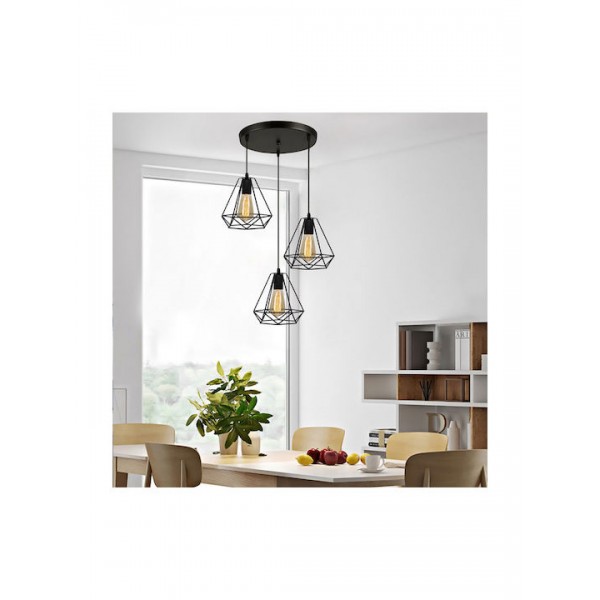 Powertech HLL-0004 Ceiling Lamp Black