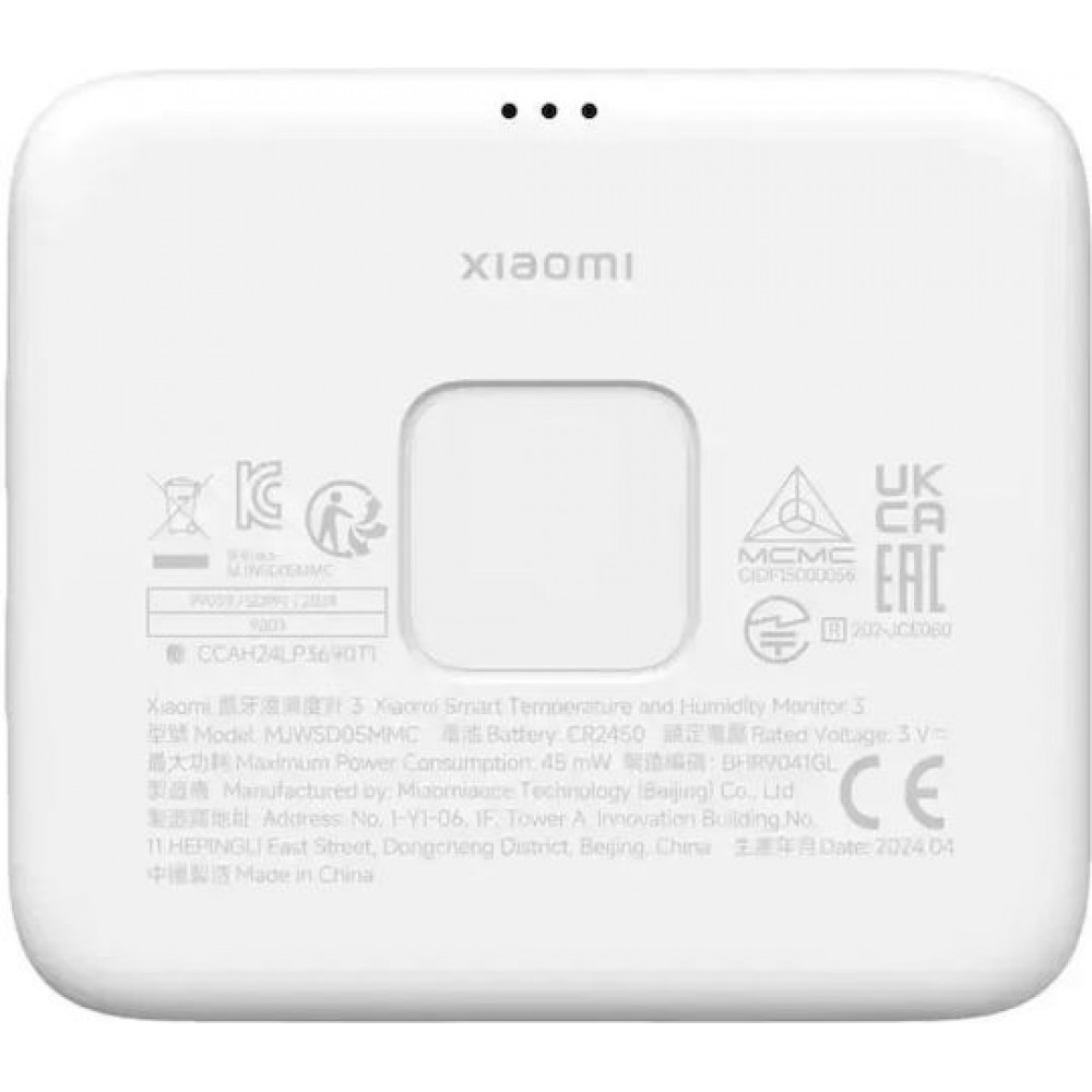 Xiaomi Smart Temperature and Humidity Monitor 3 (BHR9041GL) White