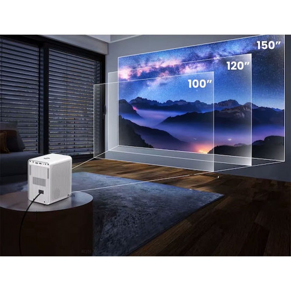 Powertech PT-1306 Projector Full HD Wifi White