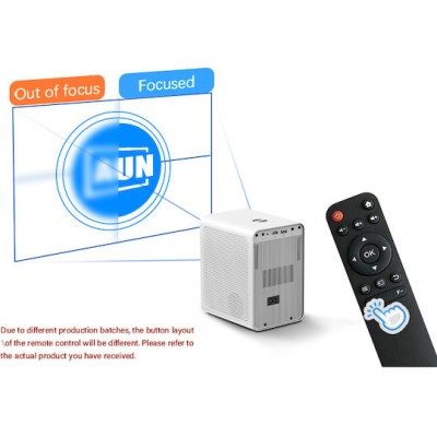 Powertech PT-1306 Projector Full HD Wifi White Powertech PT-1306 Projector Full HD Wifi White