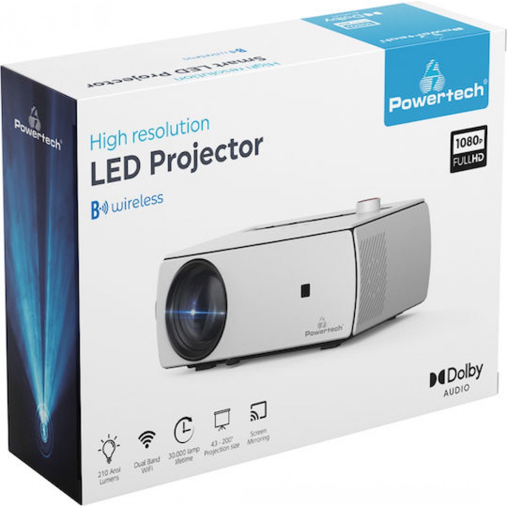 Powertech PT-983 Projector Full HD Wifi