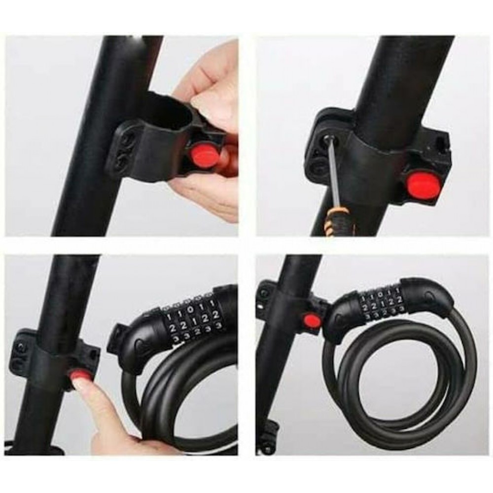 Xiaomi Κλειδαριά για Scooter με Συνδυασμό Μαύρη (BHR6751GL)