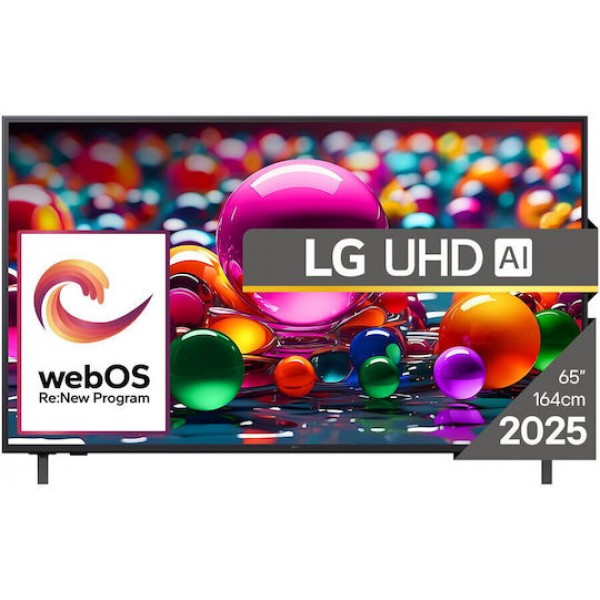LG Smart Τηλεόραση LED 4K UHD 65UA74003LB HDR 65" (2025)