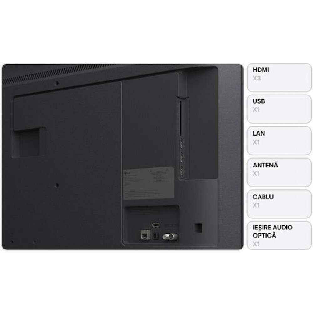 LG Smart Τηλεόραση LED 4K UHD 65UA74003LB HDR 65" (2025)