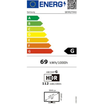 Samsung Smart Τηλεόραση QLED 4K UHD QE50Q7FAAUXXH HDR 50" (2025)