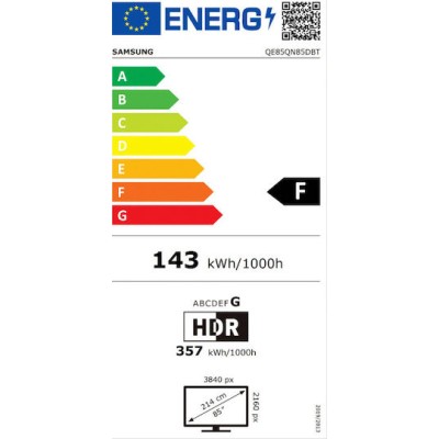 Samsung Smart Τηλεόραση Neo QLED 4K UHD QE85QN85DBT HDR 85" (2024)