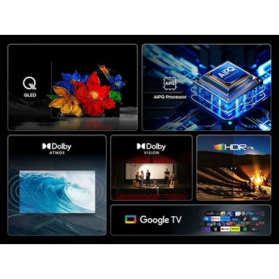 TCL Smart Τηλεόραση QLED 4K UHD 43T69C HDR 43" (2025)