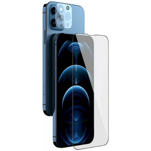 Nillkin Full Face Tempered Glass 2 In 1 Combo (iPhone 13 Pro)