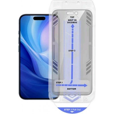 Vivid Privacy Full Face Tempered Glass Black (iPhone 16 Pro/ 17/ 17 Pro)