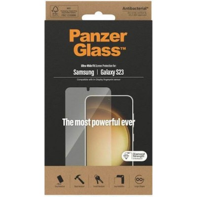 PanzerGlass Tempered Glass Ultra-Wide Fit  (Samsung Galaxy S23)