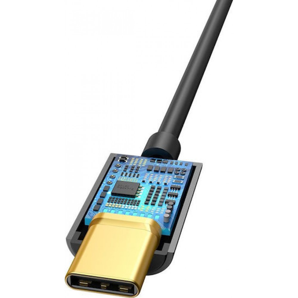 Baseus Adapter USB-C - 3.5mm Black (CATL54-01)