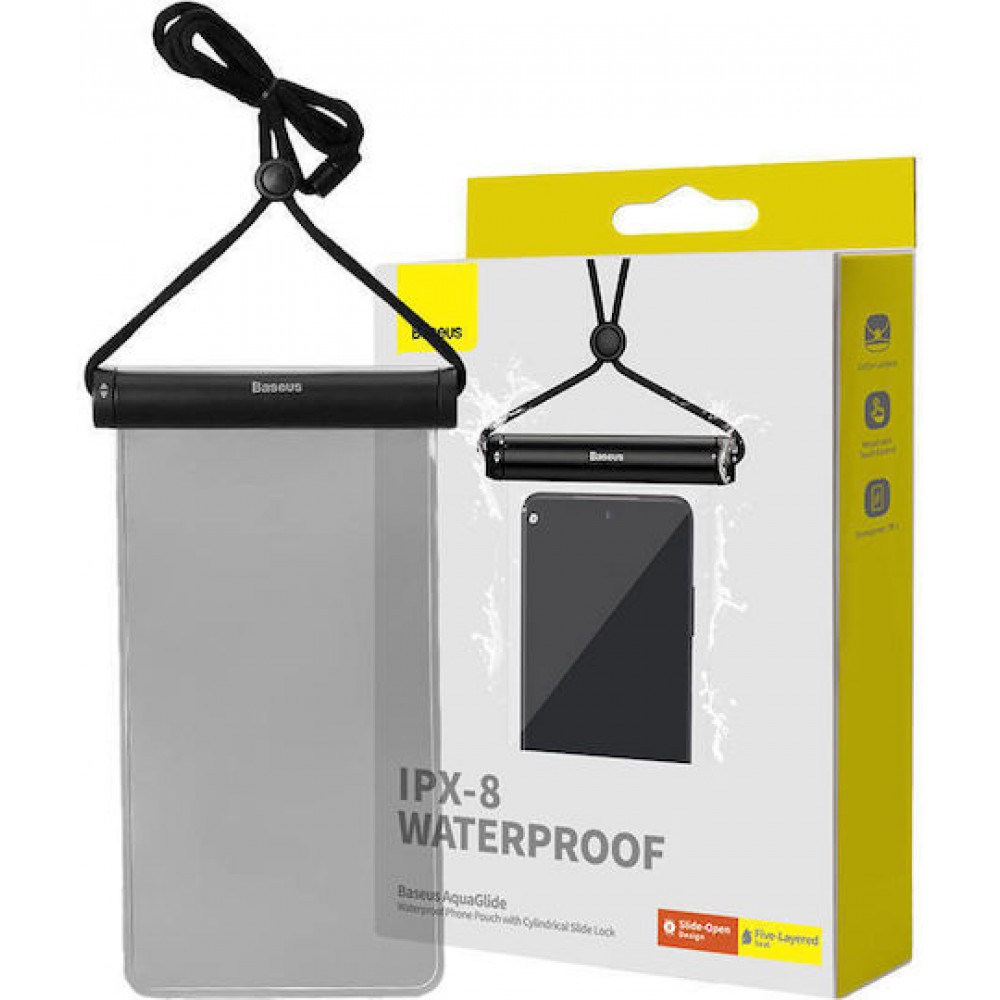 Baseus AquaGlide Waterproof Bag έως 7.2" Black