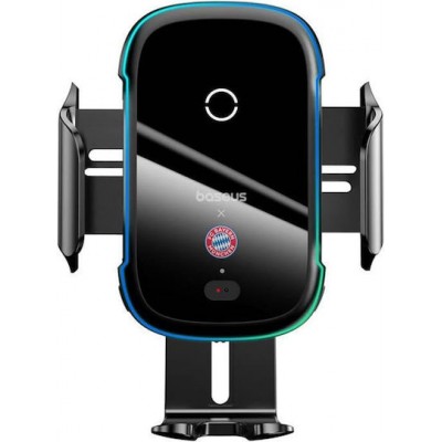 Baseus Light Electric Holder Wireless Car Charger 15W Black