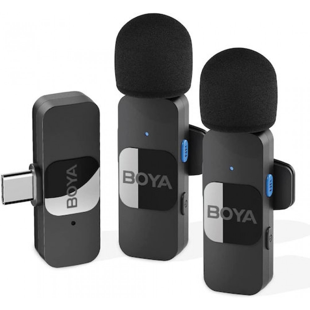 Boya BY-V20 Type-C Wireless Microphone Black