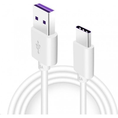 Huawei AP71 USB 2.0 Cable USB-C male - USB-A male Λευκό 1m Bulk