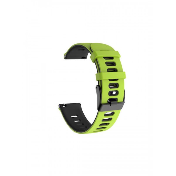 Dual Color Λουράκι Σιλικόνης Black/ Lime (Xiaomi Redmi Watch 5 Active, Xiaomi Redmi Watch 5 Lite)