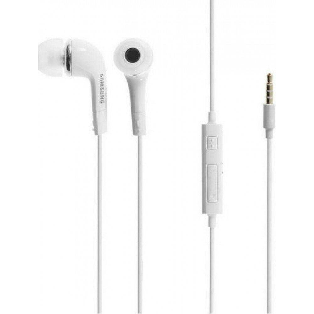Samsung EHS64 Earbuds Handsfree με Βύσμα 3.5mm Λευκό Bulk