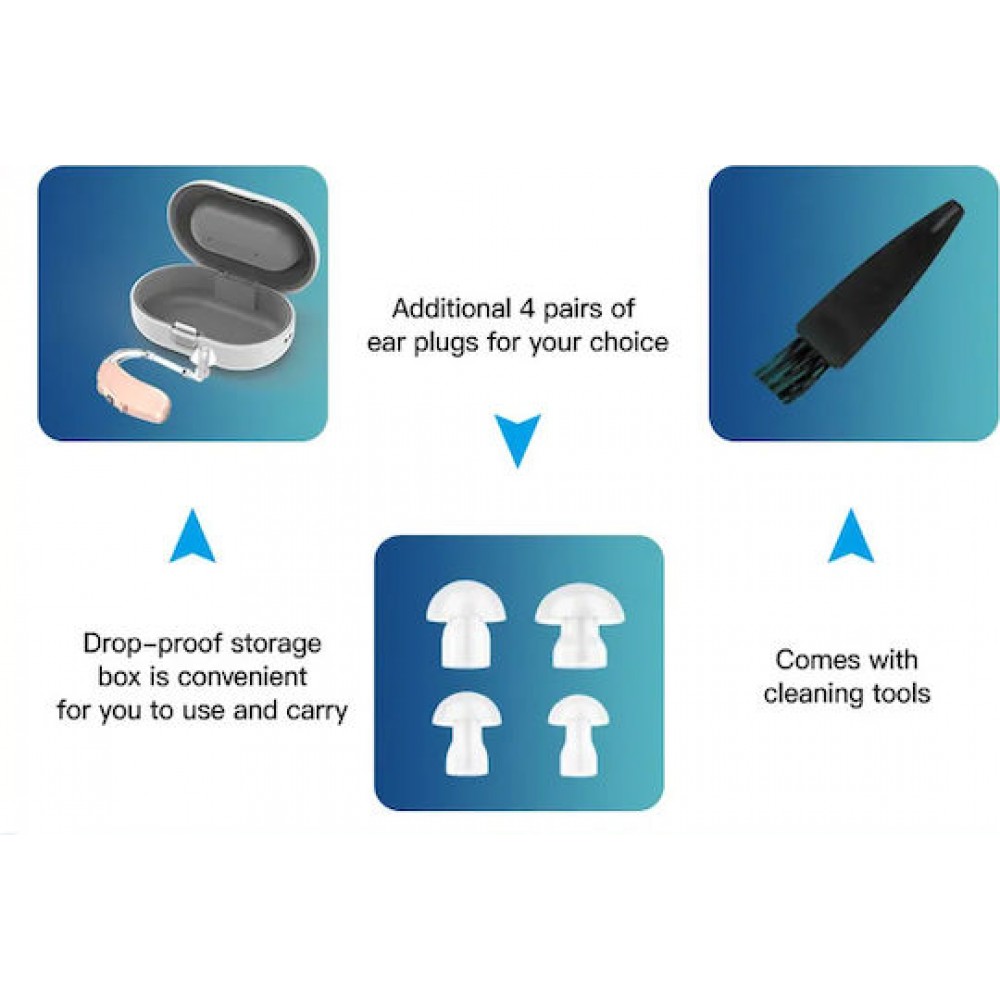 Powertech PT-1096 Hearing Aid Blue