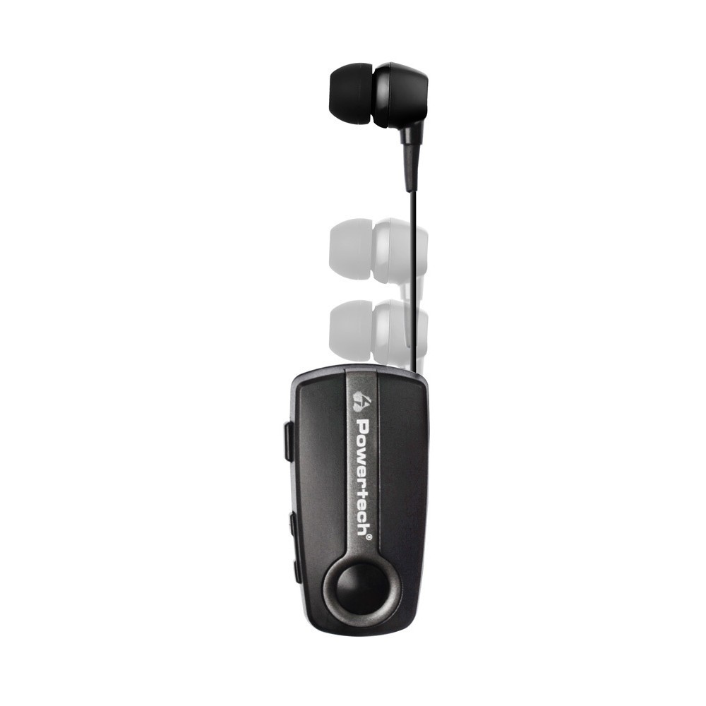 Powertech PT-998 Klipp 2 In-ear Bluetooth Handsfree Gray