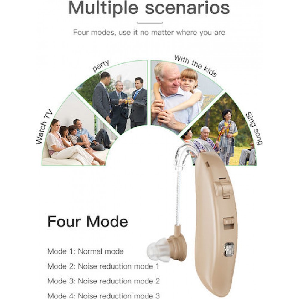 Powertech PT-1095 Hearing Aid White