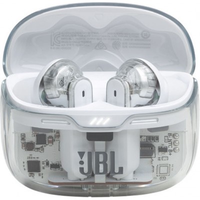 JBL Tune Beam Ghost Edition White