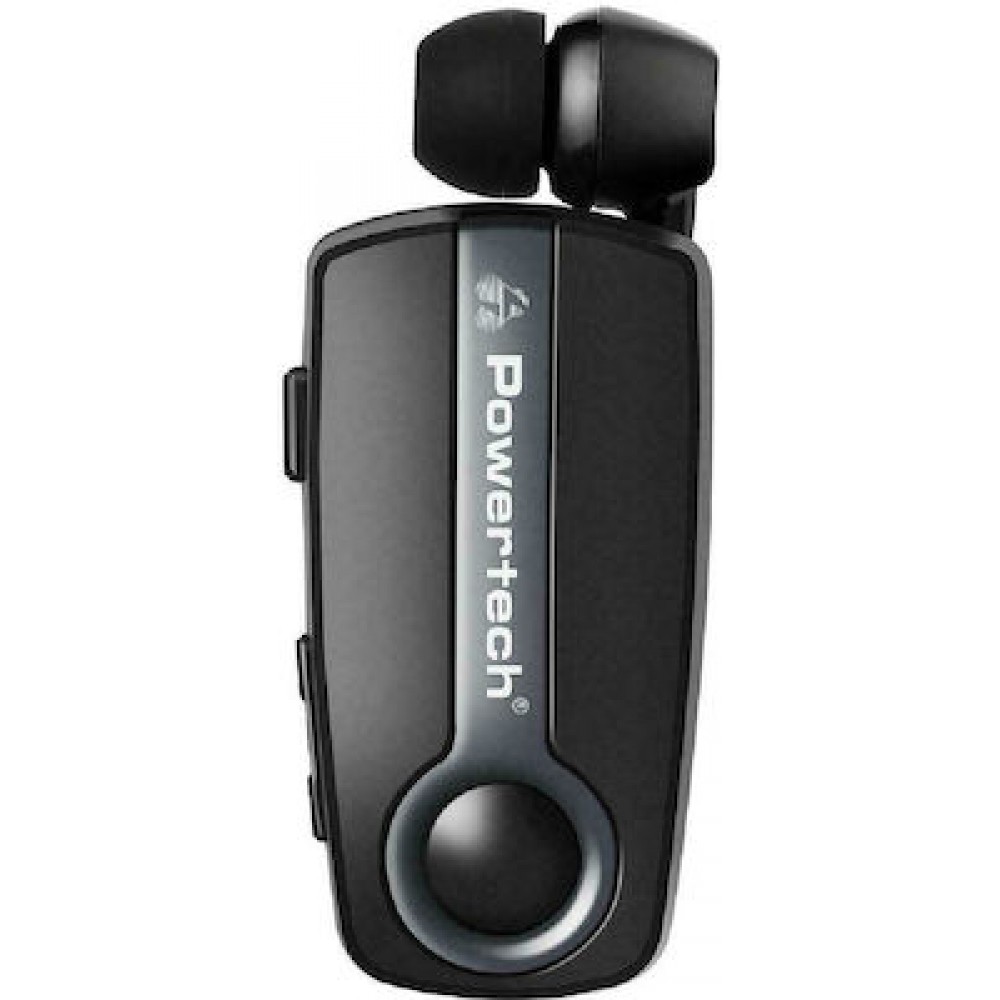 Powertech PT-998 Klipp 2 In-ear Bluetooth Handsfree Gray