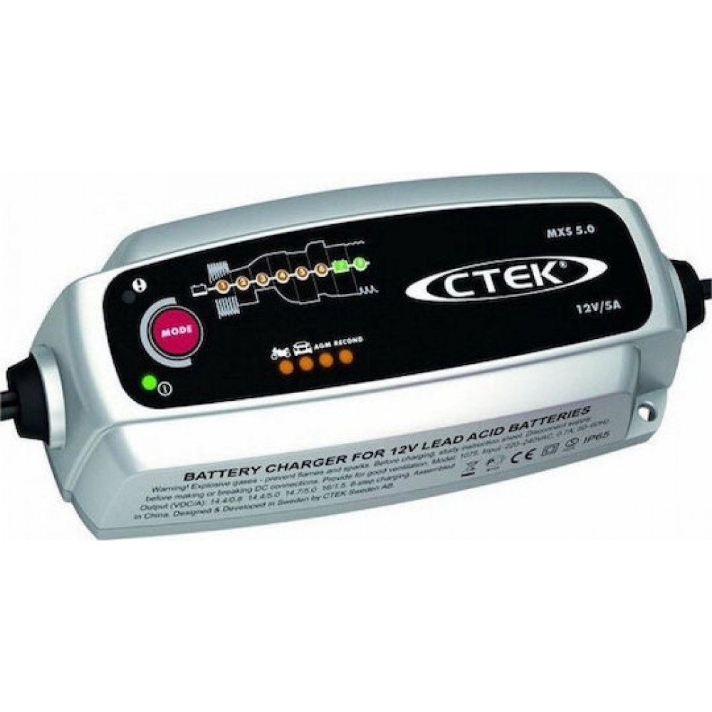 CTEK MXS 5.0 Battery Charger Black