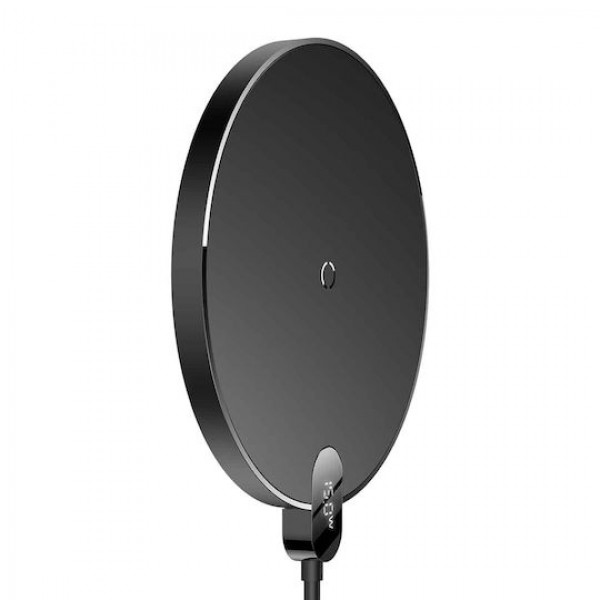 Baseus Digital LED Wireless Charger (Qi Pad) 15W Black (Gen 2)