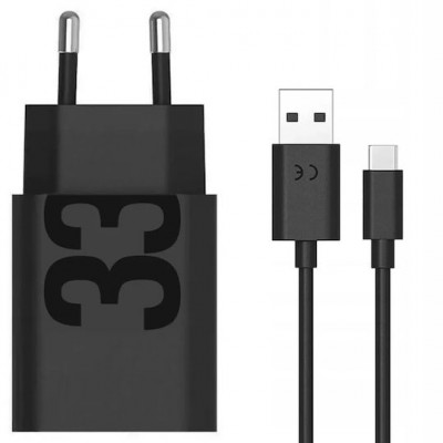 Motorola 33W TurboPower Charger + Cable Black Retail