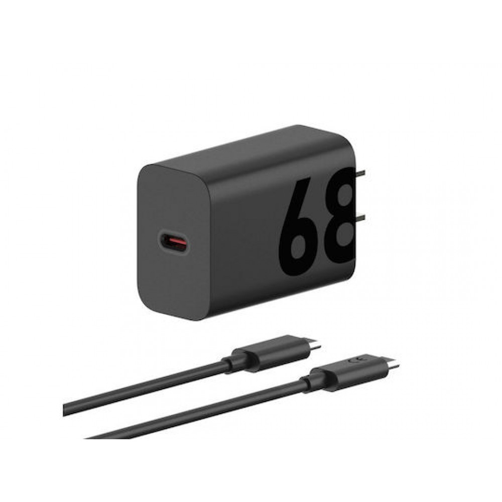 Motorola 68W TurboPower Charger + Cable Black Retail