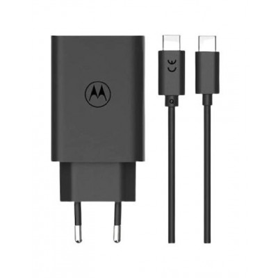 Motorola 68W TurboPower Charger + Cable Black Retail