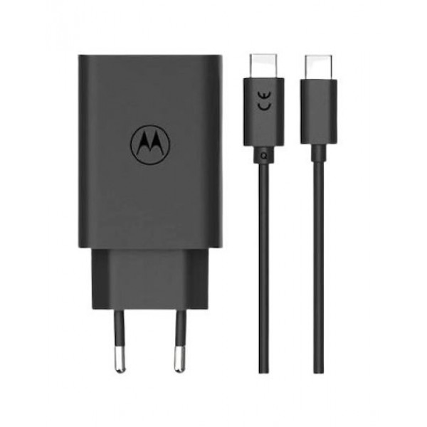 Motorola 68W TurboPower Charger + Cable Black Retail