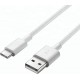 Samsung Regular USB 2.0 Cable USB-C male - USB-A male Λευκό 1.5m (EP-DG970BBE)