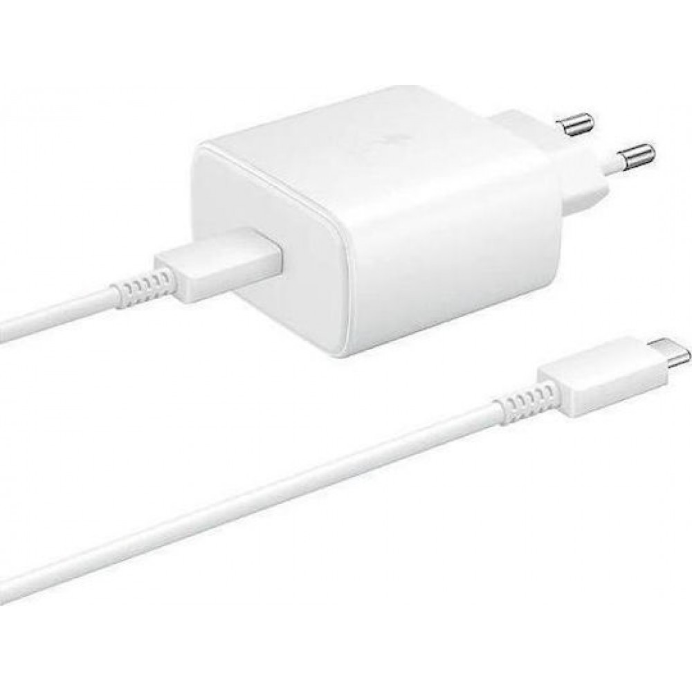 Samsung 45W USB-C Wall Adapter + Cable White (EP-TA845) Retail