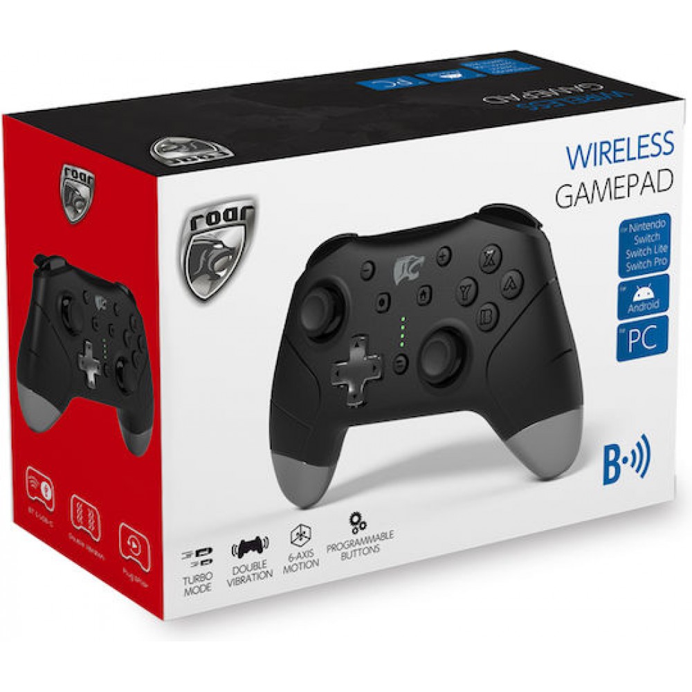 Roar RR-0014 Wireless Controller Android / PC / Switch Black