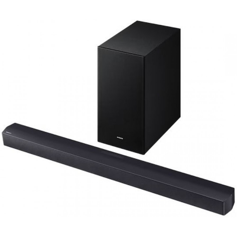 Samsung HW-B450 Soundbar 300W 2.1 με Ασύρματο Subwoofer και Τηλεχειριστήριο Μαύρο