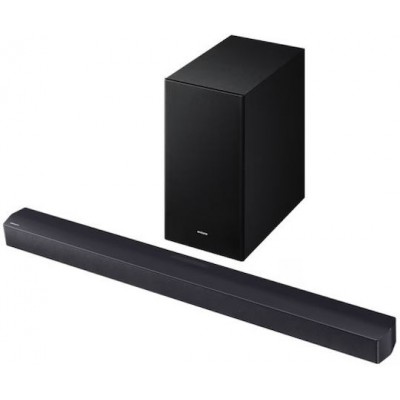 Samsung HW-B450 Soundbar 300W 2.1 με Ασύρματο Subwoofer και Τηλεχειριστήριο Μαύρο