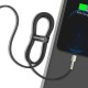 Baseus Braided USB 2.0 Cable USB male - Lightning male Black 1m (CALJK-A01)