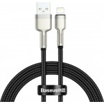 Baseus Braided USB 2.0 Cable USB male - Lightning male Black 1m (CALJK-A01)