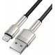 Baseus Braided USB 2.0 Cable USB male - Lightning male Black 1m (CALJK-A01)