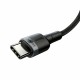 Baseus Braided USB 2.0 Cable USB-C male - USB-C male Black 2m (CATKLF-ALG1)