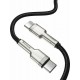 Baseus Braided USB 2.0 Cable USB-C male - USB-C male Black 1m (CATJK-C01)